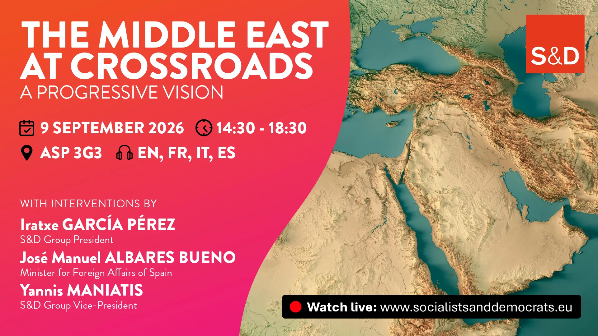 Europe cannot stay a bystander as a new Middle East is being forged