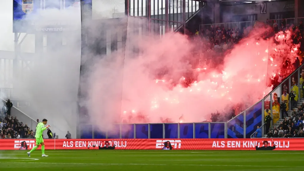 Feyenoord will not bring fans to next two away matches after Cambuur fireworks incident
