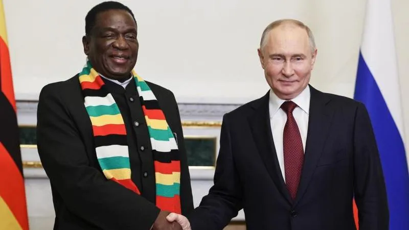 Zimbabwe’s President Says Putin Is Like a Brother
